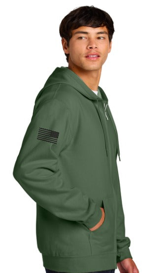 Marina Fire Full-zip Hooded Sweatshirt sleeveright
