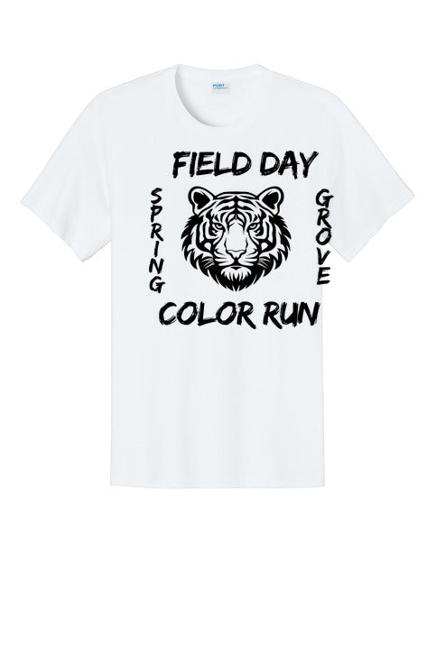 Spring Grove Field Day Adult T-shirt front
