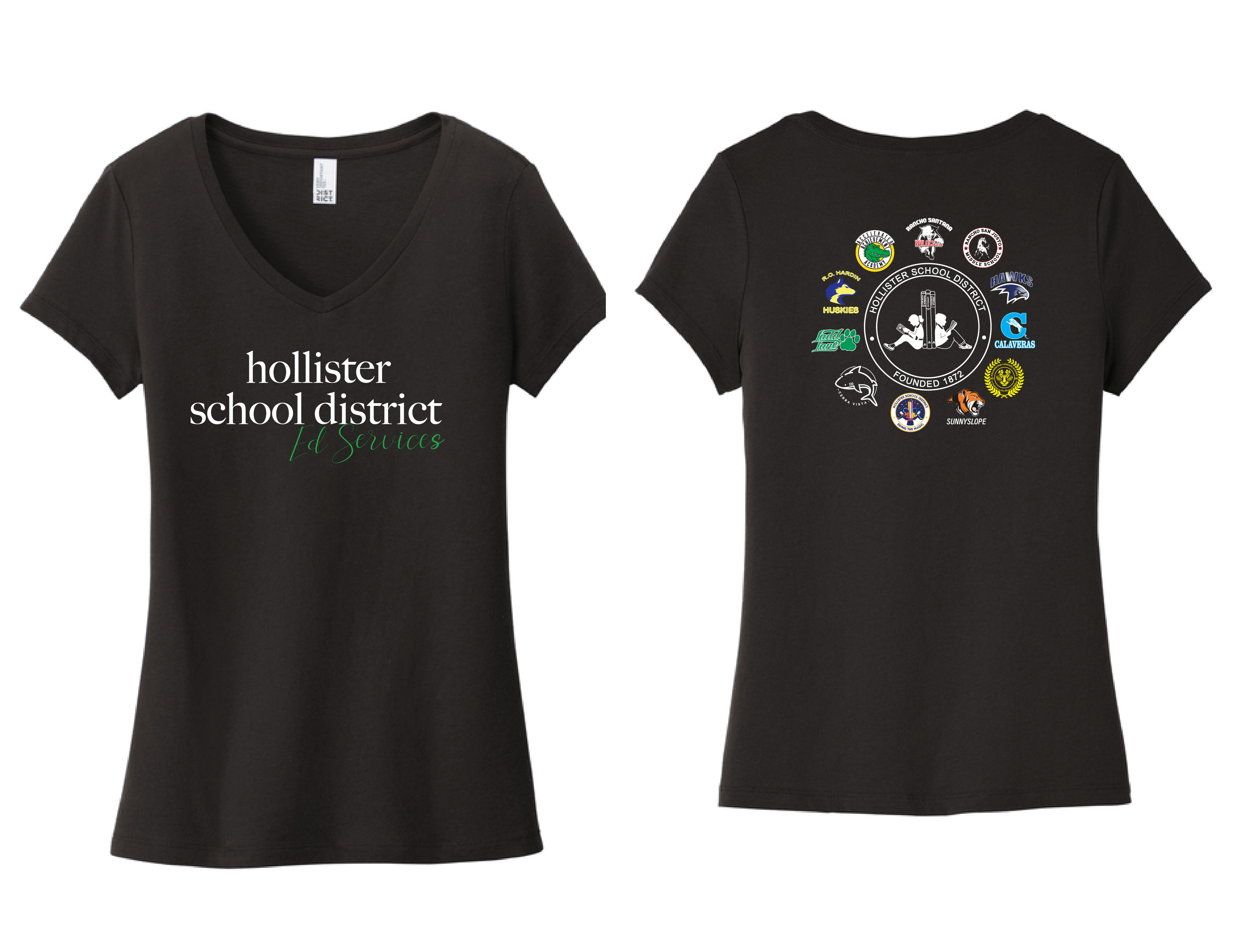 Hollister School District- Women’s V-Neck
